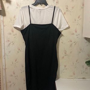 Black and white dress